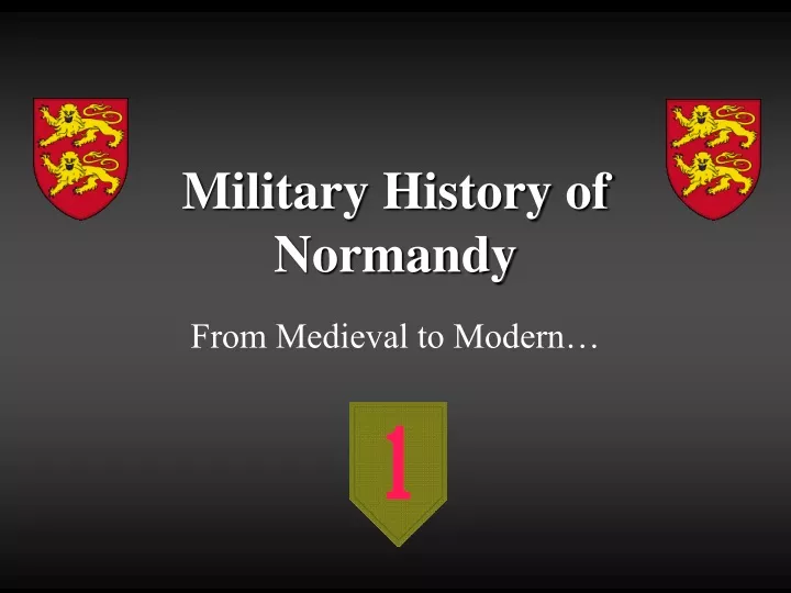 military history of normandy