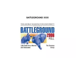 BATTLEGROUND XXIX