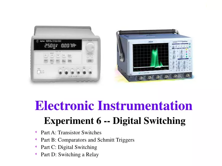 experiment 6 digital switching