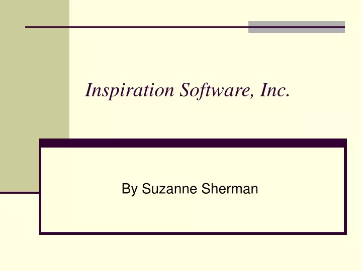 inspiration software inc