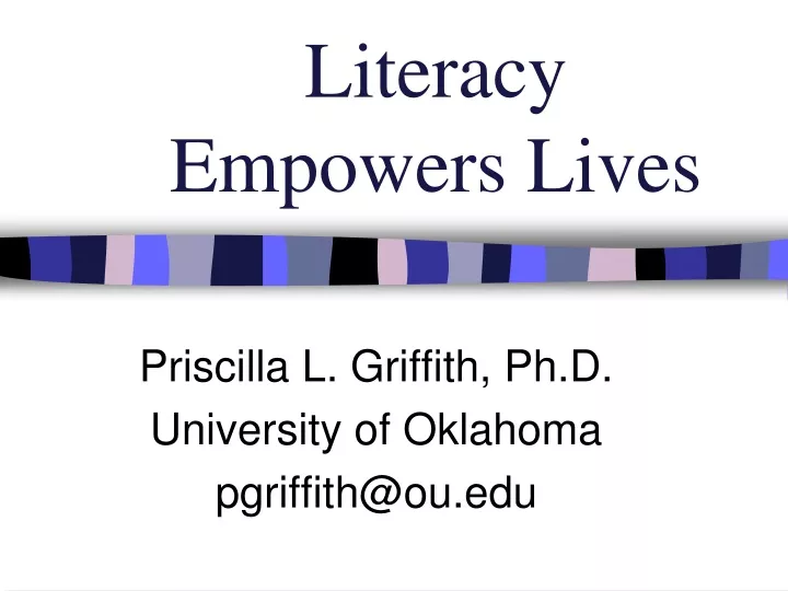 literacy empowers lives