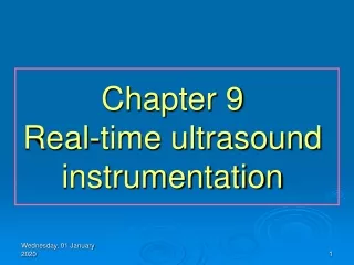 Chapter 9 Real-time ultrasound instrumentation