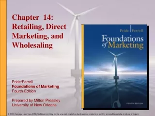 Chapter  14: Retailing, Direct Marketing, and Wholesaling