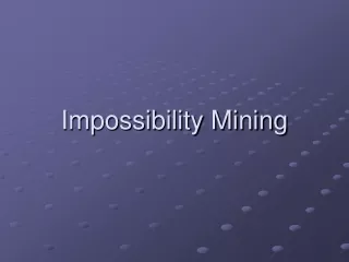 Impossibility Mining