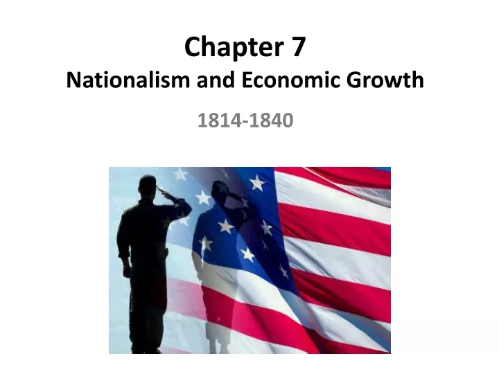 chapter 7 nationalism and economic growth