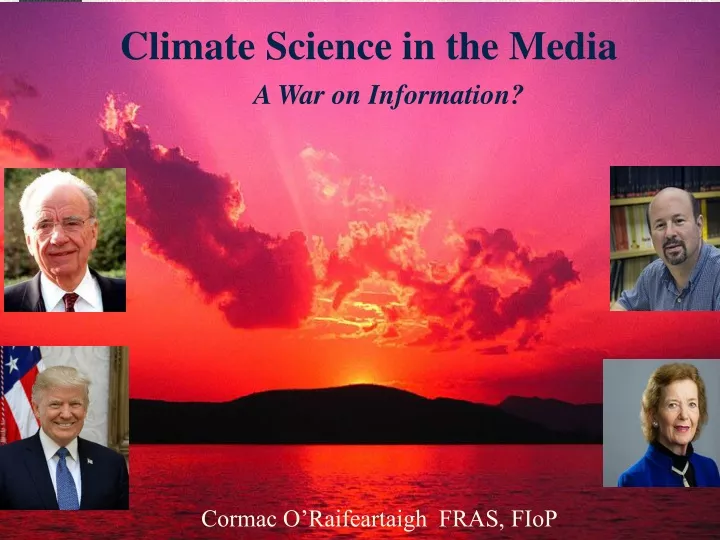climate science in the media