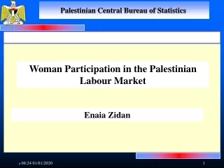 Woman Participation in the Palestinian Labour Market