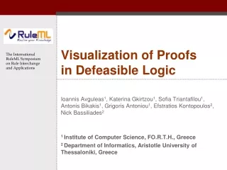 Visualization of Proofs  in Defeasible Logic