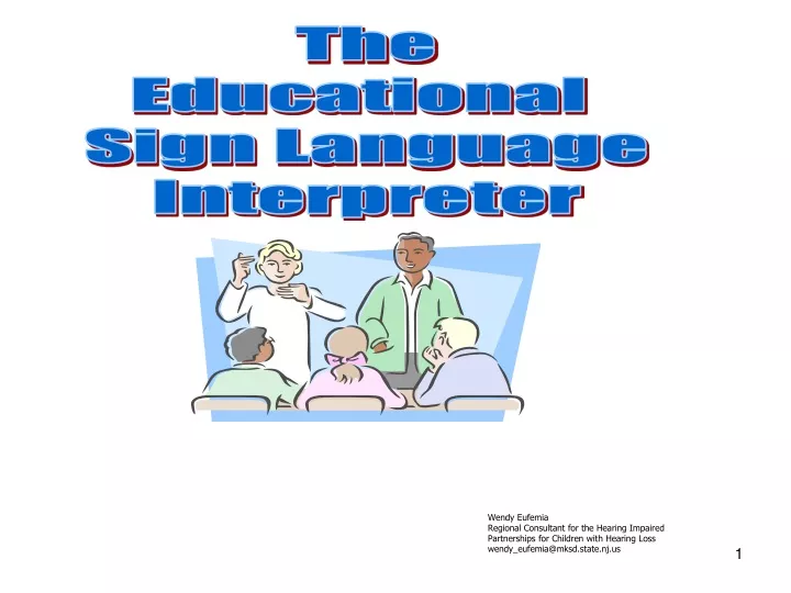 the educational sign language interpreter