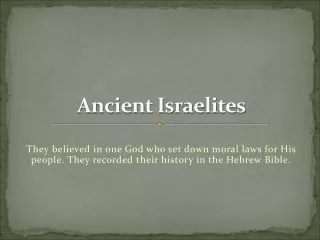 Ancient Israelites