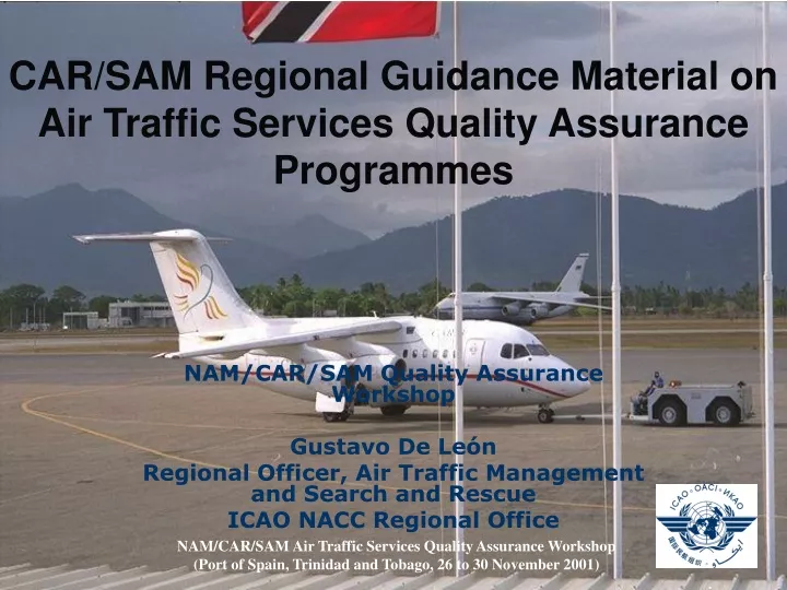 car sam regional guidance material on air traffic services quality assurance programmes