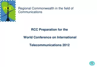 Regional Commonwealth in the field of Communications