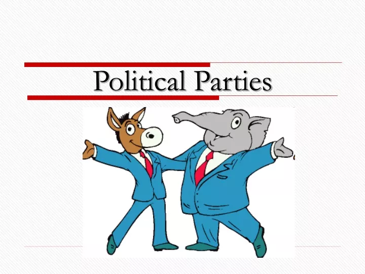 political parties