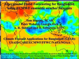 Operational Flood Forecasting for Bangladesh using ECMWF ensemble weather forecasts