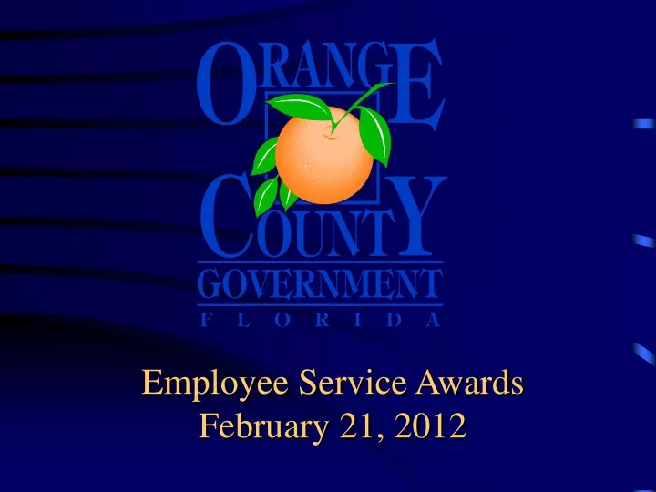employee service awards february 21 2012