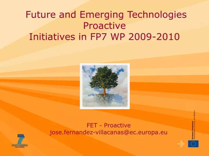 future and emerging technologies proactive