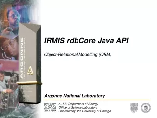 IRMIS rdbCore Java API