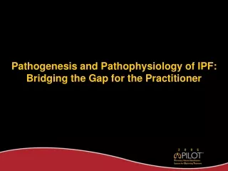 Pathogenesis and Pathophysiology of IPF: Bridging the Gap for the Practitioner