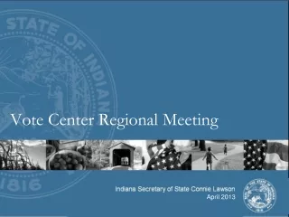 Vote Center Regional Meeting