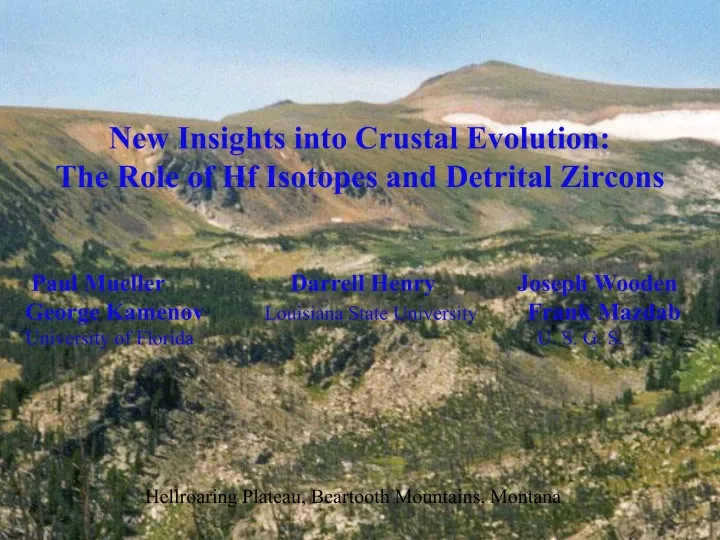 new insights into crustal evolution the role