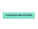 ALDEHYDES AND KETONES - slide 1