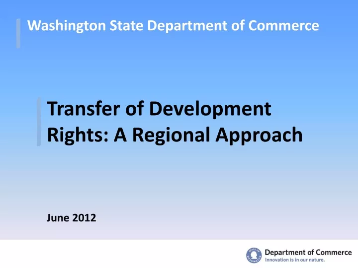 washington state department of commerce