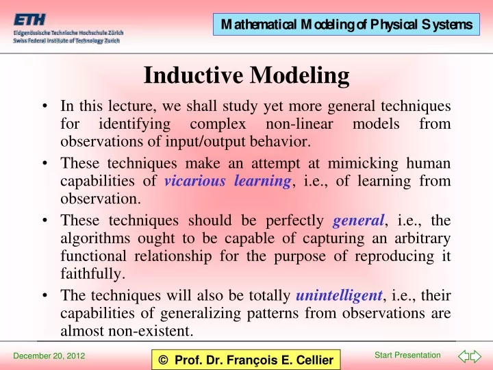 inductive modeling