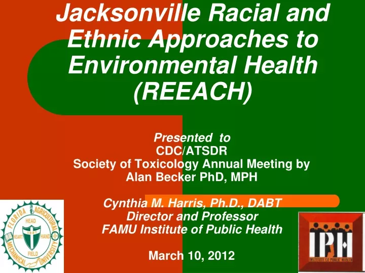 jacksonville racial and ethnic approaches