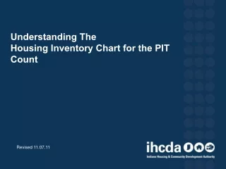 Understanding The  Housing Inventory Chart for the PIT Count