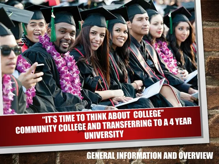 it s time to think about college community college and transferring to a 4 year university