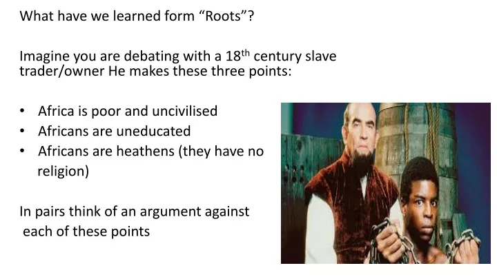 what have we learned form roots imagine