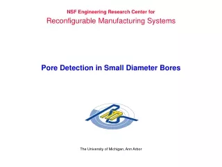 Pore Detection in Small Diameter Bores