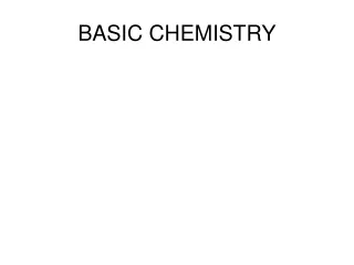 BASIC CHEMISTRY