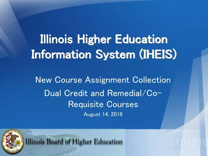 illinois higher education information system iheis