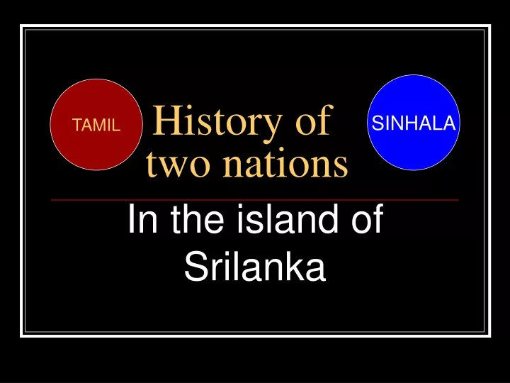 history of two nations