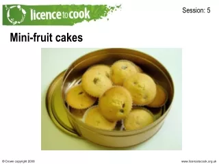 Mini-fruit cakes