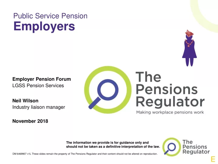 employer pension forum lgss pension services neil wilson industry liaison manager november 2018