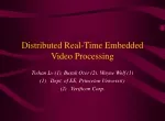 Distributed Real-Time Embedded Video Processing - slide 1