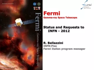 Fermi  Gamma-ray Space Telescope Status and Requests to INFN - 2012 R. Bellazzini INFN-Pisa