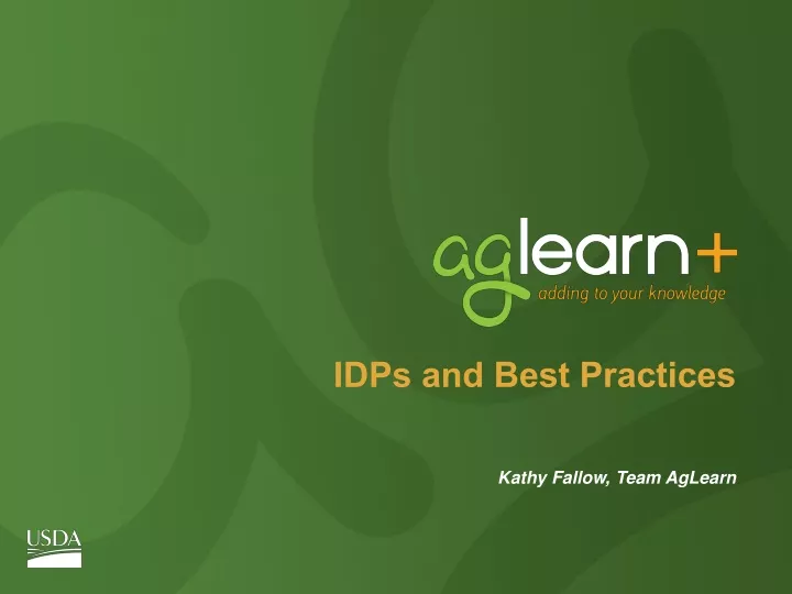 idps and best practices