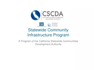 Statewide Community Infrastructure Program