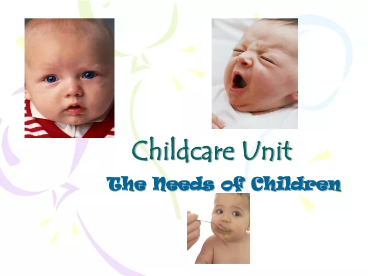 childcare unit