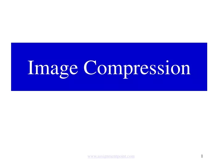 image compression