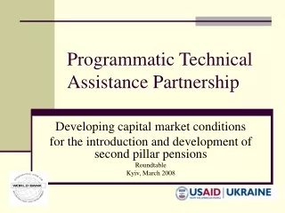 Programmatic Technical Assistance Partnership