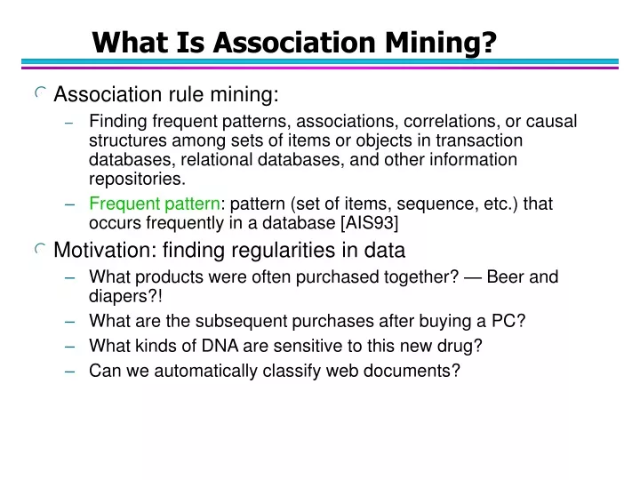 what is association mining