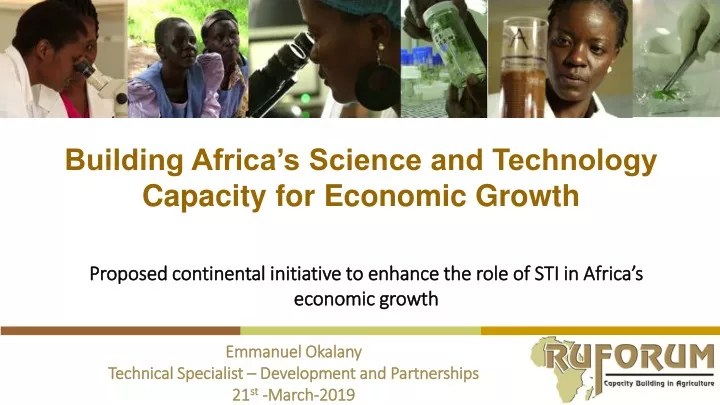 building africa s science and technology capacity for economic growth