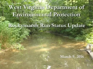 West Virginia Department of  Environmental Protection