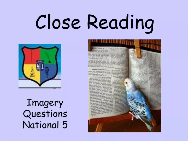 close reading