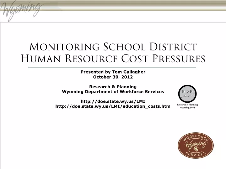 monitoring school district human resource cost
