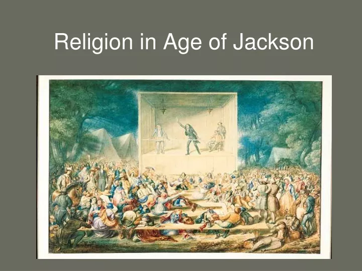religion in age of jackson